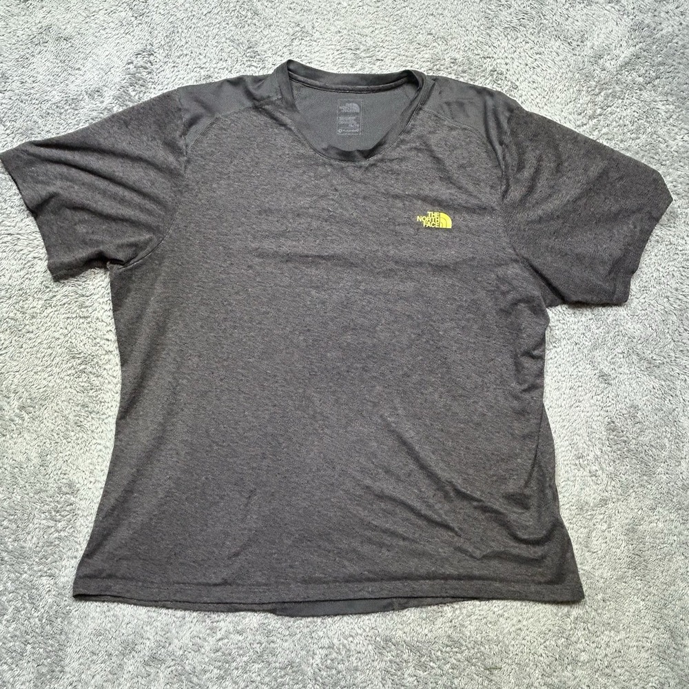 The North Face T-Shirt Mens XL Gray FlashDry Short Sleeve Active Hiking Outdoor